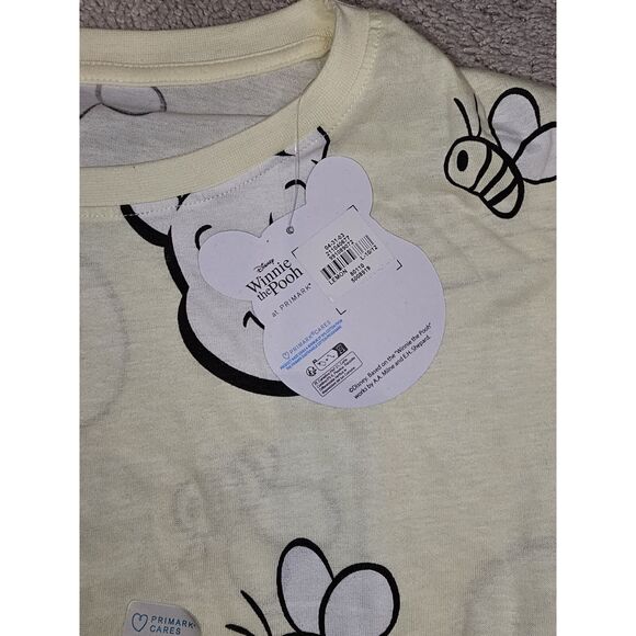 Disney's Winnie The Pooh Hunny Cotton Pajama Dress Size Large Primark Exclusive - Picture 3 of 5